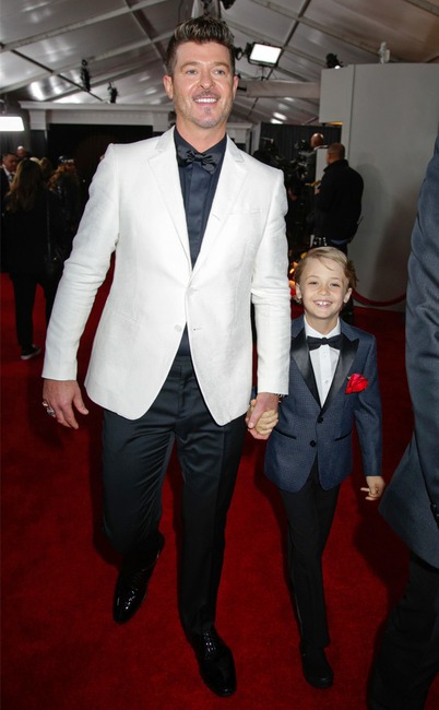 Robin Thicke, Julian Fuego Thicke, 2019 Grammys, Grammy Awards, Candid Moments